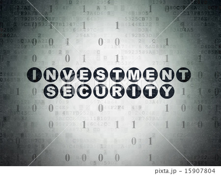 Security concept: Investment Security on Paper background 15907804