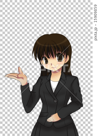A woman in a suit (black) A woman in a suit (black) 15909859