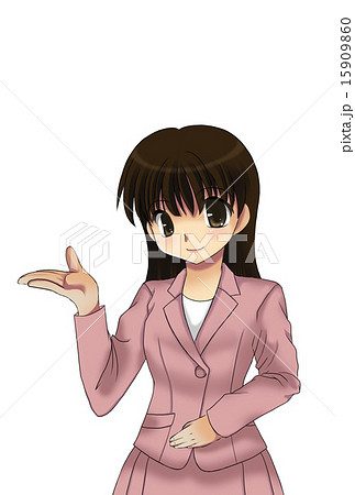 スーツ(ピンク)の女性 15909860