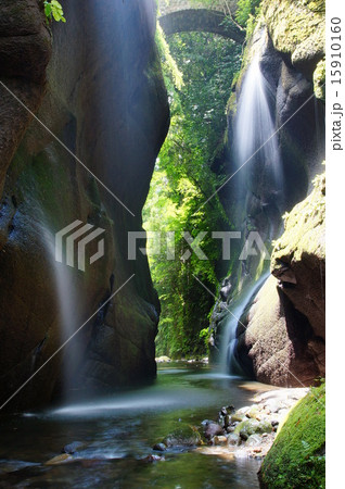 夏の由布川峡谷 15910160