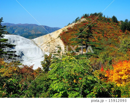 川原毛地獄 紅葉 15912093