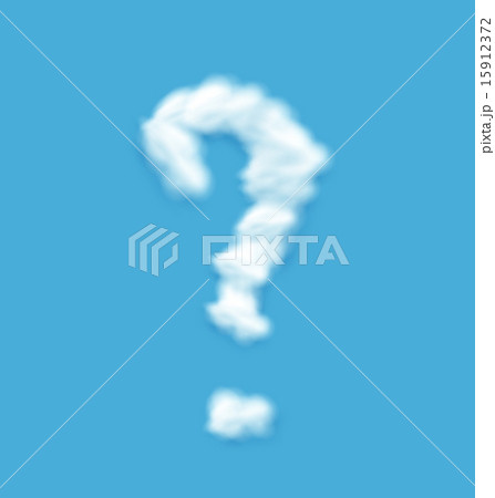 Question Mark Shaped Cloud Question Mark Shaped Cloud 15912372