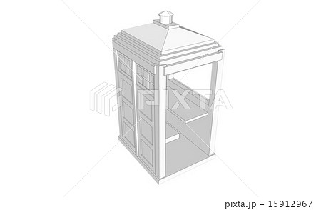 white vintage guardhouse 15912967