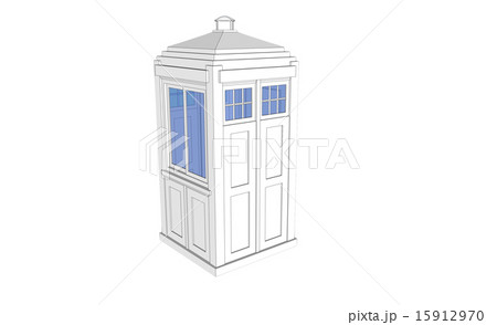 white vintage guardhouse 15912970