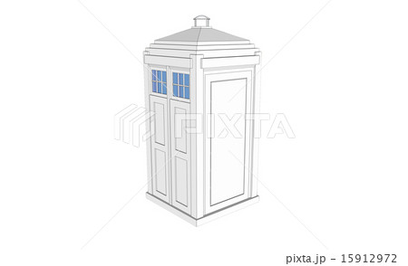 white vintage guardhouse 15912972
