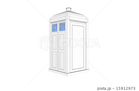 white vintage guardhouse 15912973
