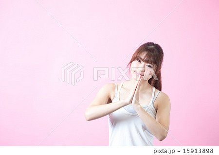 フィットネス(ピンクバック) 15913898