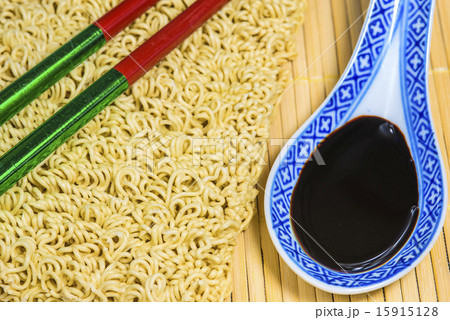 raw chinese noodles with soy sauce raw chinese noodles with soy sauce 15915128