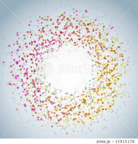 Bright advertising abstract splatter circle design 15915176