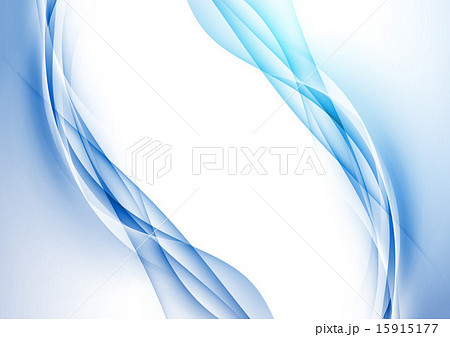 Bright blue abstract soft futuristic border design 15915177