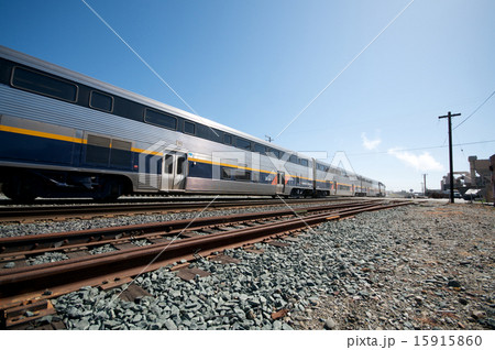 Amtrak Train Blue Sky in Berkeley 15915860