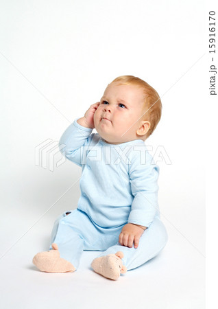 Funny baby expression 15916170