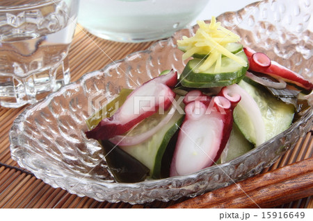 酢の物と日本酒 酢の物と日本酒 15916649