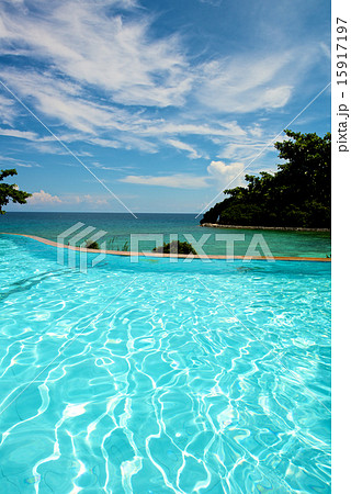Infinity pool vacation on Boracay resort 15917197