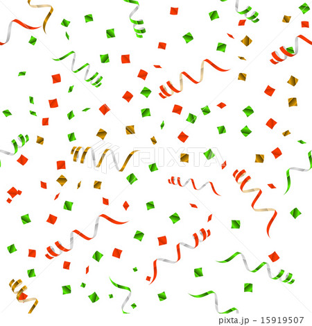 Party streamers pattern. Seamless. Vector 15919507
