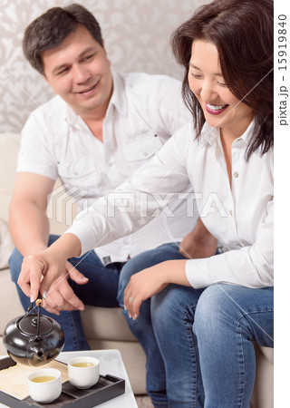 Asian tea time at home Asian tea time at home 15919840