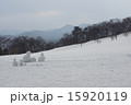 雪景色と雪だるま 15920119