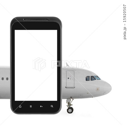 Internet flight booking on smart phone 15920507