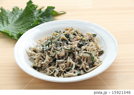大葉とシラスのスタミナ漬け 15921346