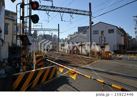 東京下町・電車のある風景 15922446