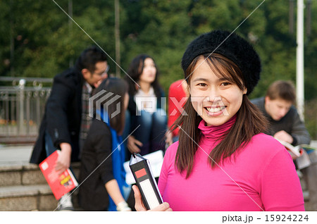 Asian Student smiling 15924224