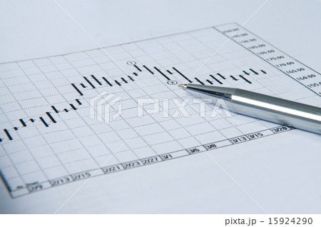 Pen with stock chart Pen with stock chart 15924290
