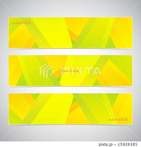 Collection of the 3 colorful web banners . Can be used for your design .Vector illustration 15926385