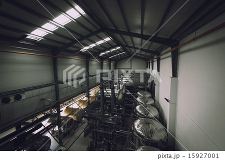 Industrial interior of an alcohol factory 15927001