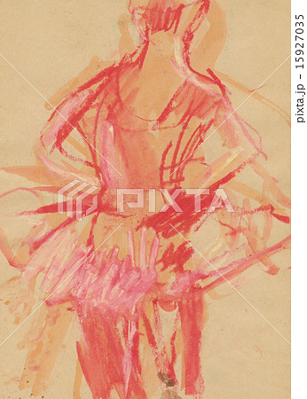 freehand sketching - ballet dancer freehand sketching - ballet dancer 15927035