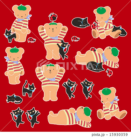 クマとネコ 15930359