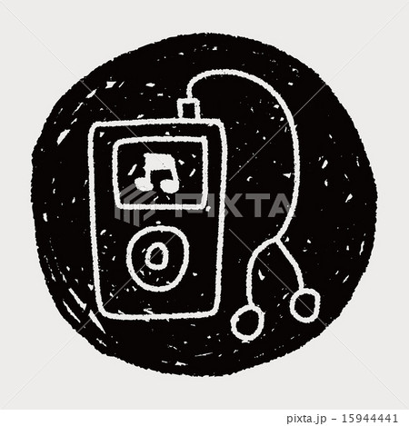 music player doodle drawing 15944441
