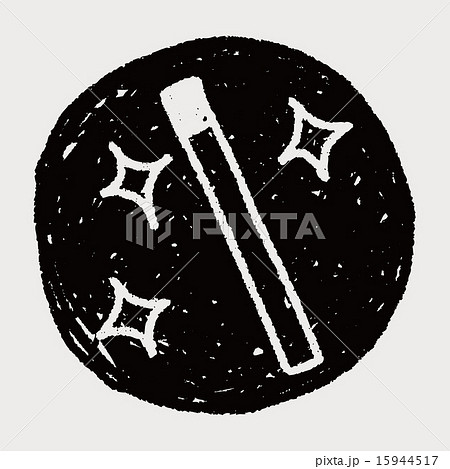 Magic Wand doodle drawing Magic Wand doodle drawing 15944517
