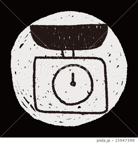 scale weight doodle drawing 15947399