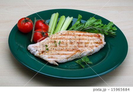 Grilled turkey steak Grilled turkey steak 15965684