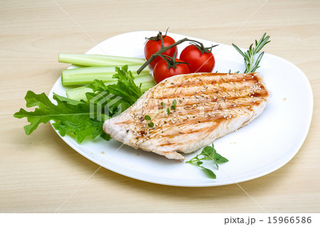 Grilled turkey steak 15966586