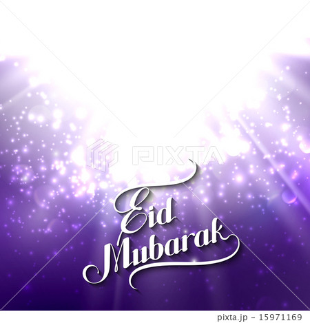 handwritten Eid Mubarak retro label on shiny background handwritten Eid Mubarak retro label on shiny background 15971169