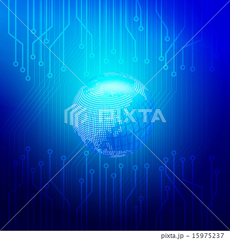 グローバル　テクノロジーイメージ 15975237