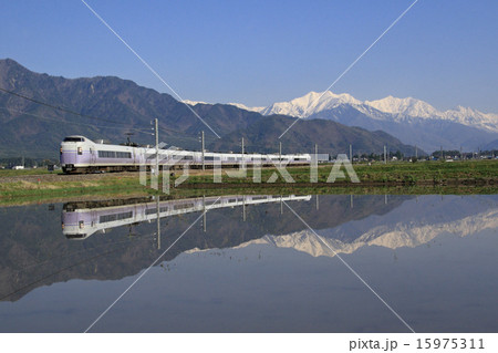 大糸線のスーパーあずさ・2009年4月29日 15975311