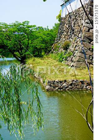 岸和田城のお堀と石垣 岸和田城のお堀と石垣 15975370