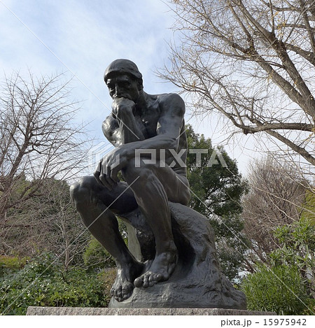 冬の考える人 冬の考える人 15975942