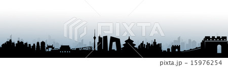 Beijing Skyline vector 15976254