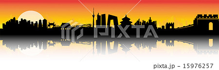 Beijing Sunset Skyline 15976257