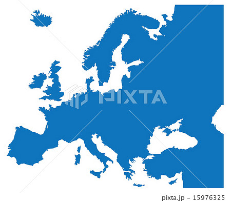 Color Country Map of Europe 15976325