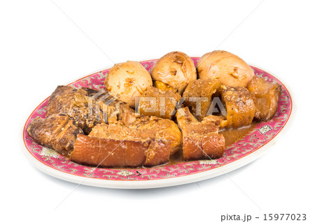 Chinese stewed pork with mushrooms, sea cucumber 15977023