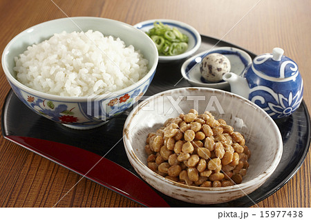 納豆とごはんのセット01 納豆とごはんのセット01 15977438
