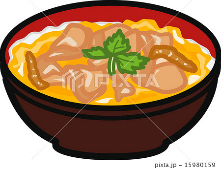 親子丼のイラスト素材 15980159 Pixta