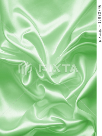 Smooth elegant green silk or satin texture  15980746