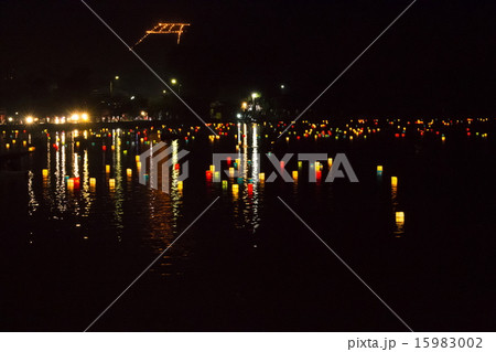 広沢池の灯籠流し 15983002