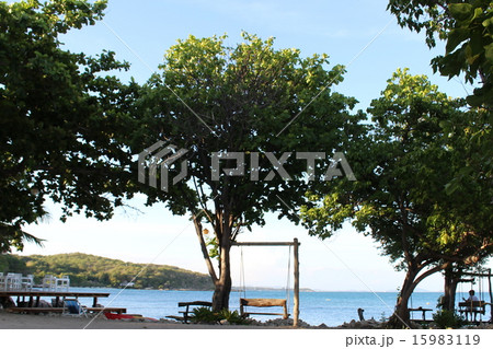 タイのビーチリゾート サメット島での海辺 タイのビーチリゾート サメット島での海辺 15983119