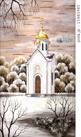 Chapel sacred Nikolay, Russia, Novosibirsk 15983485